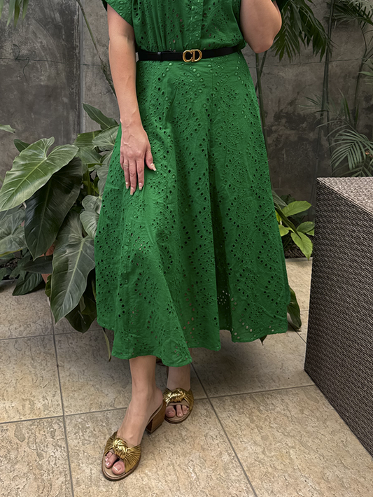 Falda Broderie